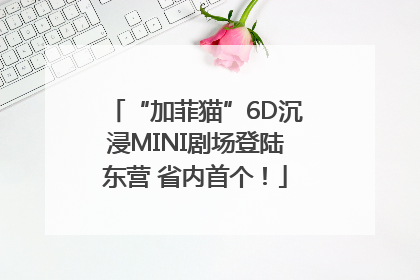 “加菲猫”6D沉浸MINI剧场登陆东营 省内首个！
