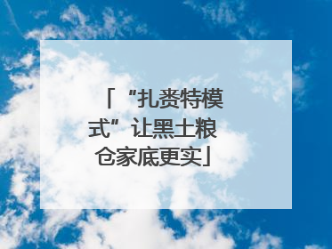 “扎赉特模式”让黑土粮仓家底更实