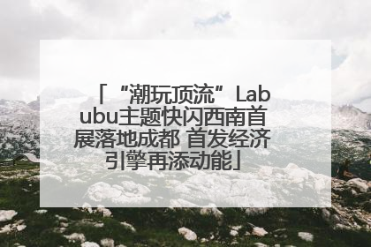 “潮玩顶流”Labubu主题快闪西南首展落地成都 首发经济引擎再添动能