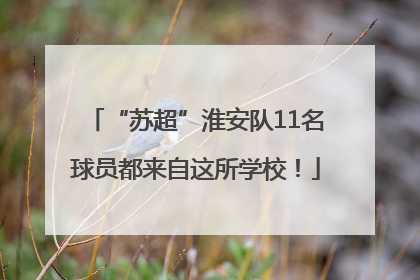 “苏超”淮安队11名球员都来自这所学校！