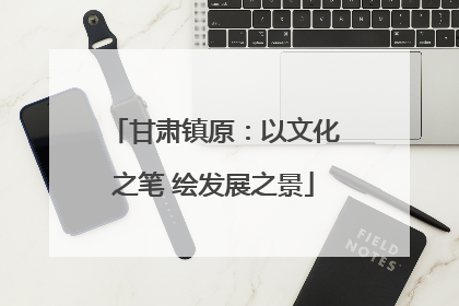 甘肃镇原：以文化之笔 绘发展之景