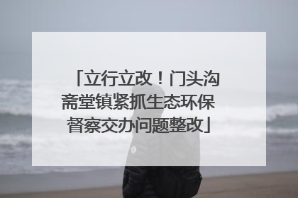 立行立改！门头沟斋堂镇紧抓生态环保督察交办问题整改