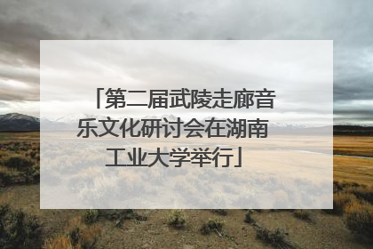 第二届武陵走廊音乐文化研讨会在湖南工业大学举行