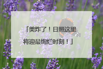 美炸了！日照这里将迎最绚烂时刻！