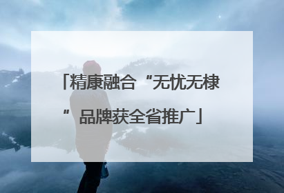 精康融合“无忧无棣”品牌获全省推广