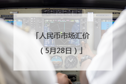 人民币市场汇价（5月28日）