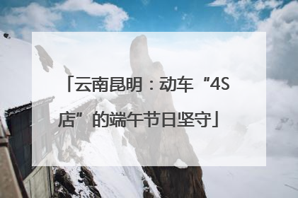 云南昆明：动车“4S店”的端午节日坚守