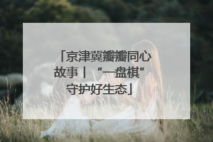 京津冀瓣瓣同心故事丨“一盘棋”守护好生态