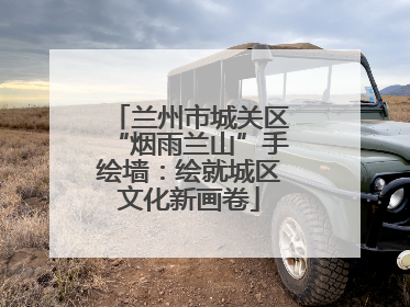 兰州市城关区“烟雨兰山”手绘墙：绘就城区文化新画卷