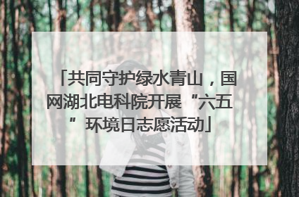 共同守护绿水青山，国网湖北电科院开展“六五”环境日志愿活动