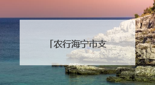 农行海宁市支行：潮涌文明城 金融润初心