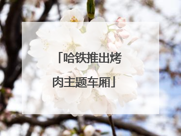 哈铁推出烤肉主题车厢