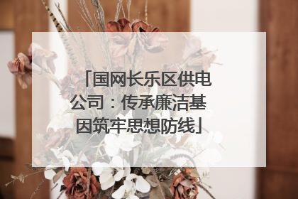 国网长乐区供电公司：传承廉洁基因筑牢思想防线