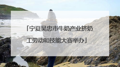 宁夏吴忠市牛奶产业挤奶工劳动和技能大赛举办