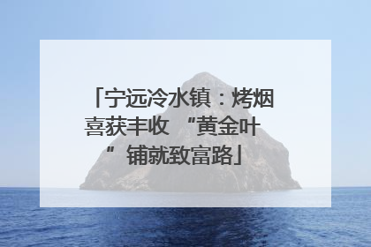 宁远冷水镇：烤烟喜获丰收 “黄金叶”铺就致富路