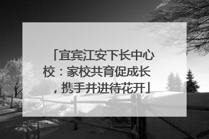 宜宾江安下长中心校：家校共育促成长，携手并进待花开