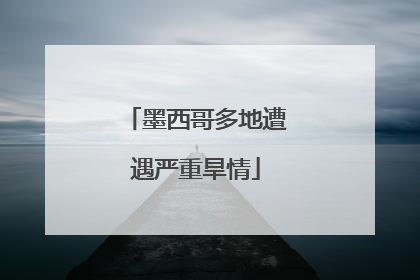 墨西哥多地遭遇严重旱情