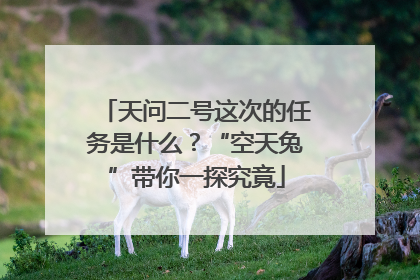 天问二号这次的任务是什么？“空天兔”带你一探究竟