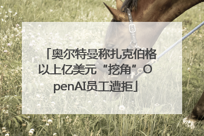 奥尔特曼称扎克伯格以上亿美元“挖角”OpenAI员工遭拒