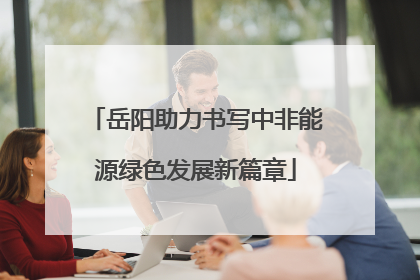 岳阳助力书写中非能源绿色发展新篇章