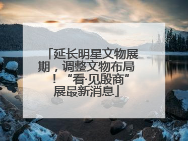 延长明星文物展期，调整文物布局！“看·见殷商”展最新消息