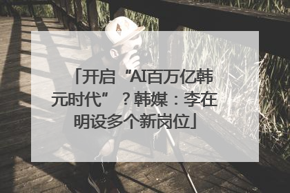 开启“AI百万亿韩元时代”？韩媒：李在明设多个新岗位