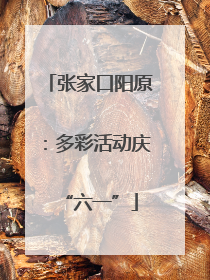 张家口阳原：多彩活动庆“六一”