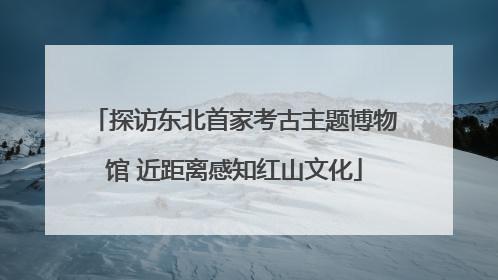 探访东北首家考古主题博物馆 近距离感知红山文化