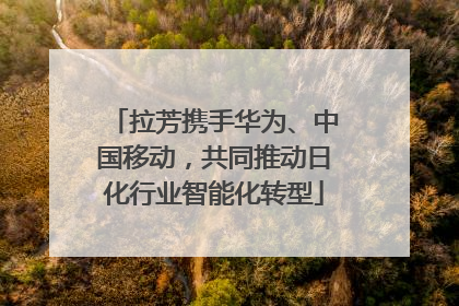 拉芳携手华为、中国移动，共同推动日化行业智能化转型