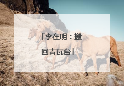 李在明：搬回青瓦台
