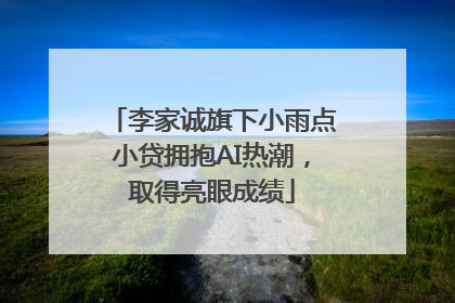 李家诚旗下小雨点小贷拥抱AI热潮，取得亮眼成绩