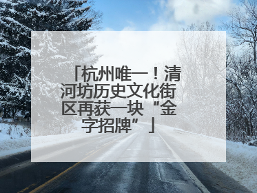 杭州唯一！清河坊历史文化街区再获一块“金字招牌”