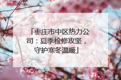 枣庄市中区热力公司：夏季检修攻坚，守护寒冬温暖