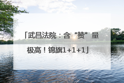 武昌法院：含“赞”量极高！锦旗1+1+1