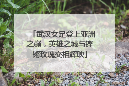 武汉女足登上亚洲之巅，英雄之城与铿锵玫瑰交相辉映