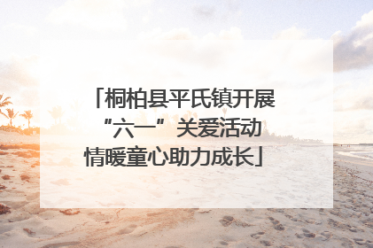 桐柏县平氏镇开展“六一”关爱活动 情暖童心助力成长