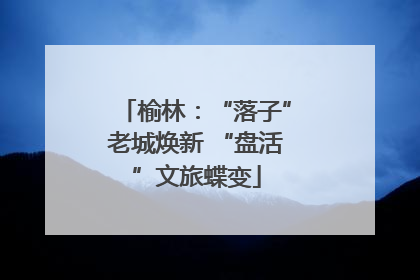 榆林：“落子”老城焕新 “盘活”文旅蝶变