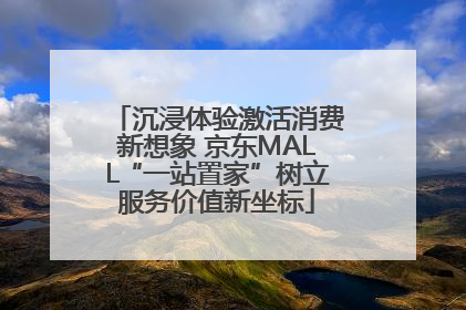 沉浸体验激活消费新想象 京东MALL“一站置家”树立服务价值新坐标