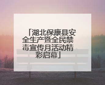 湖北保康县安全生产暨全民禁毒宣传月活动精彩启幕