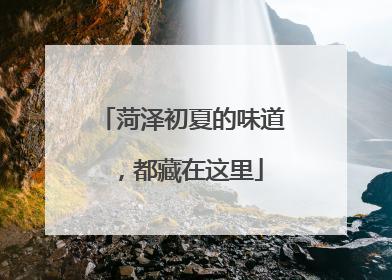 菏泽初夏的味道，都藏在这里