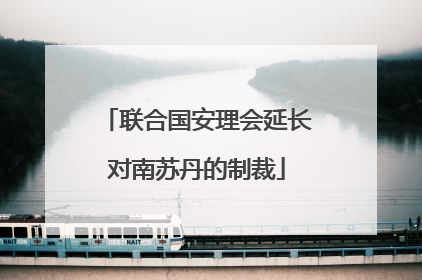 联合国安理会延长对南苏丹的制裁