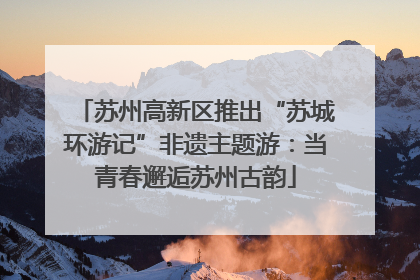 苏州高新区推出“苏城环游记”非遗主题游：当青春邂逅苏州古韵