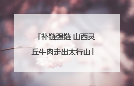 补链强链 山西灵丘牛肉走出太行山