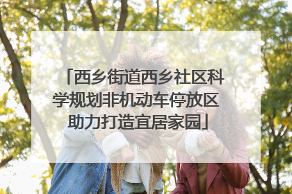 西乡街道西乡社区科学规划非机动车停放区 助力打造宜居家园