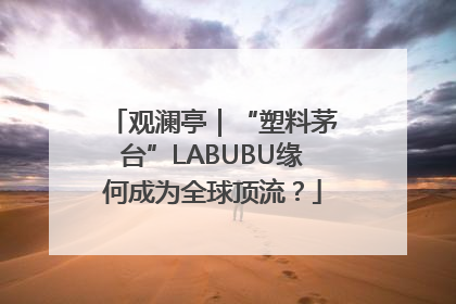 观澜亭｜“塑料茅台”LABUBU缘何成为全球顶流？