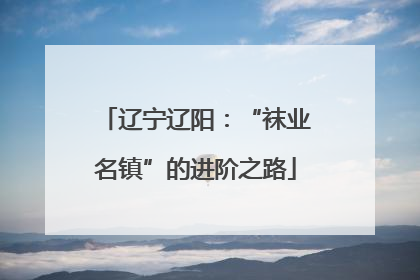 辽宁辽阳：“袜业名镇”的进阶之路
