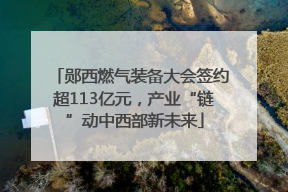 郧西燃气装备大会签约超113亿元，产业“链”动中西部新未来