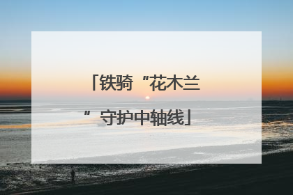 铁骑“花木兰”守护中轴线