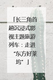 长三角首趟沉浸式影视主题旅游列车：走进“东方好莱坞”