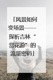 风景如何变场景——探析吉林“赏花游”的流量密码